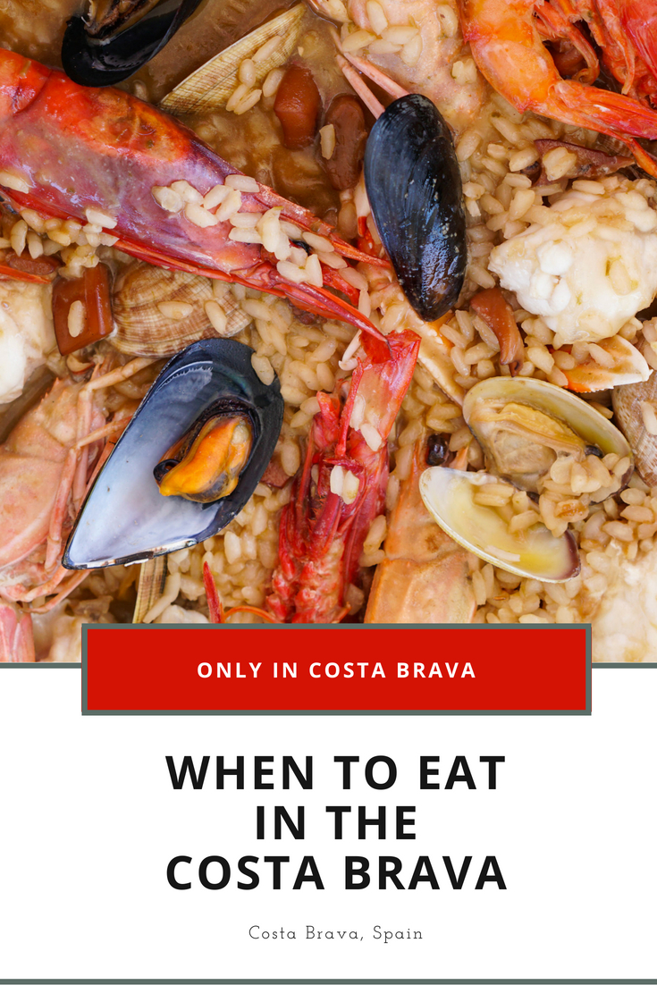 When to eat in the Costa Brava